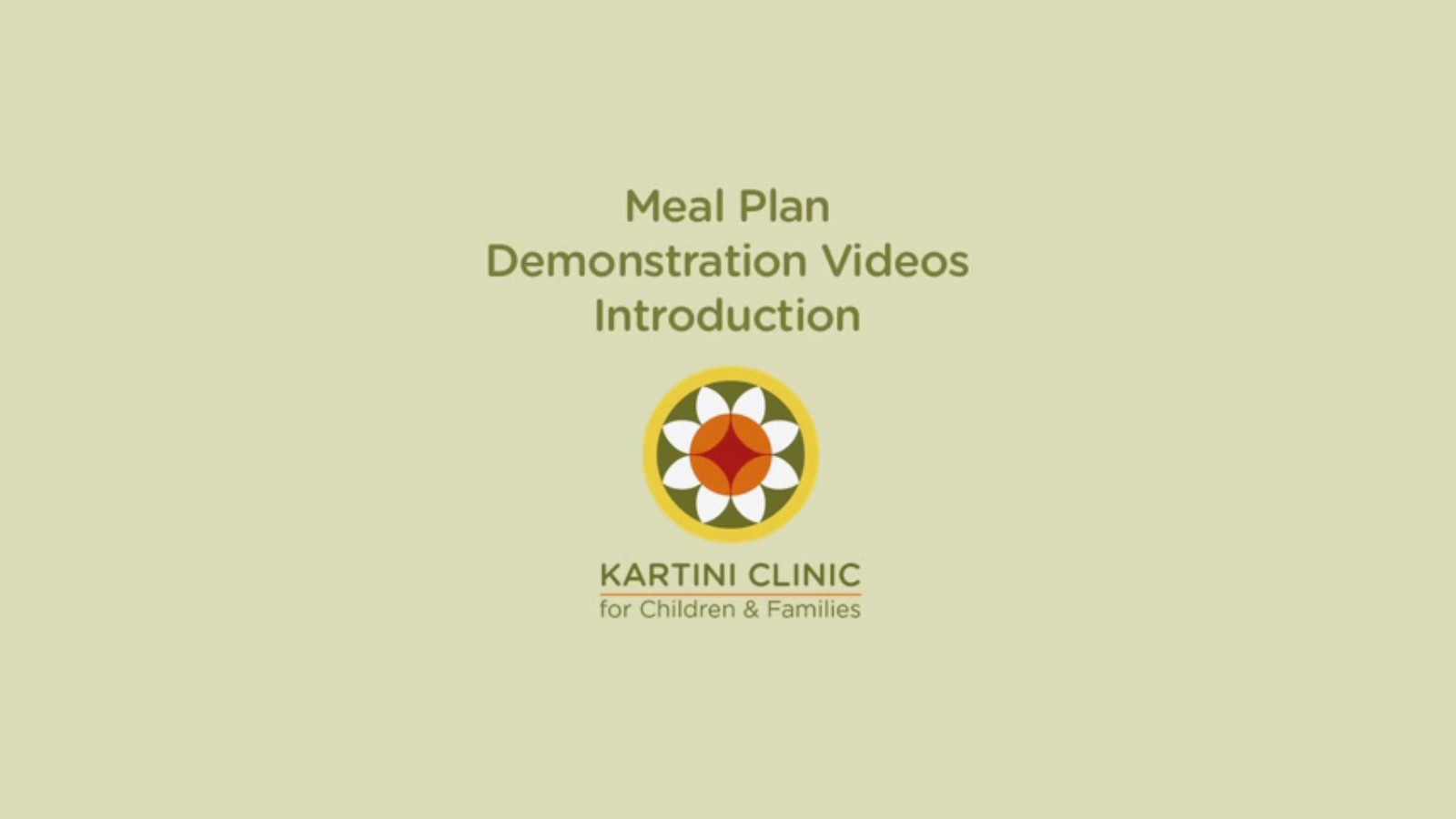 Kartini Meal Plan - An Introduction